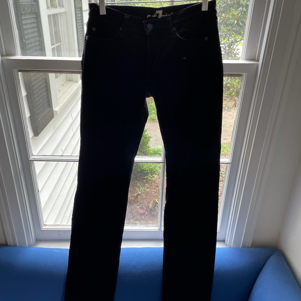 Corduroy black jeans